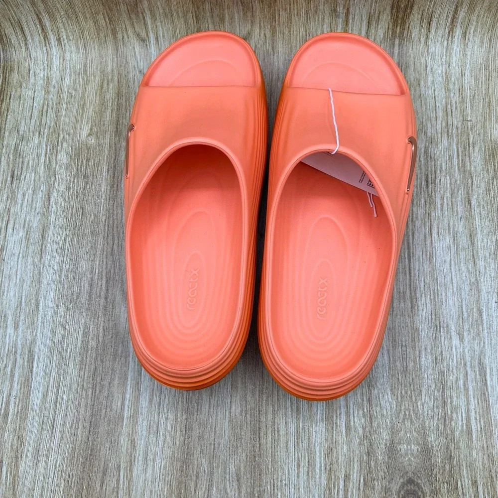 Nike ReactX Rejuven8 Slide Men's Size 10 Orange Marakesh Sandals HV4479-800 NEW